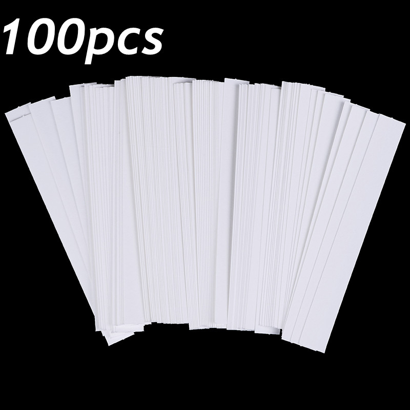100pcs 130x15mm Testing Strip Aromatherapy Fragrance Perfume Essential Oils Test Tester Paper Strips