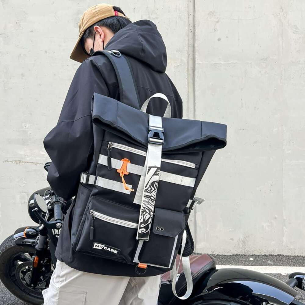 Ddmytiger Ddmytiger New Korean Version High End Men S For Leisure Sports Travel Business Trips Roll Up Luggage Backpack Student H