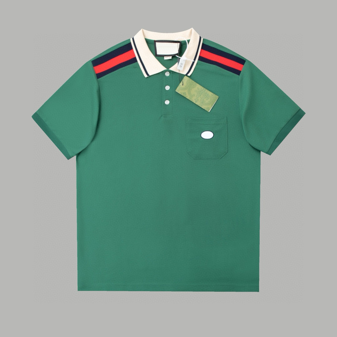 Men's Plus Tees & Polos Round T-shirt plus size neck embroidered and printed polar style summer wear with street pure cotton 22f1 cyy9642