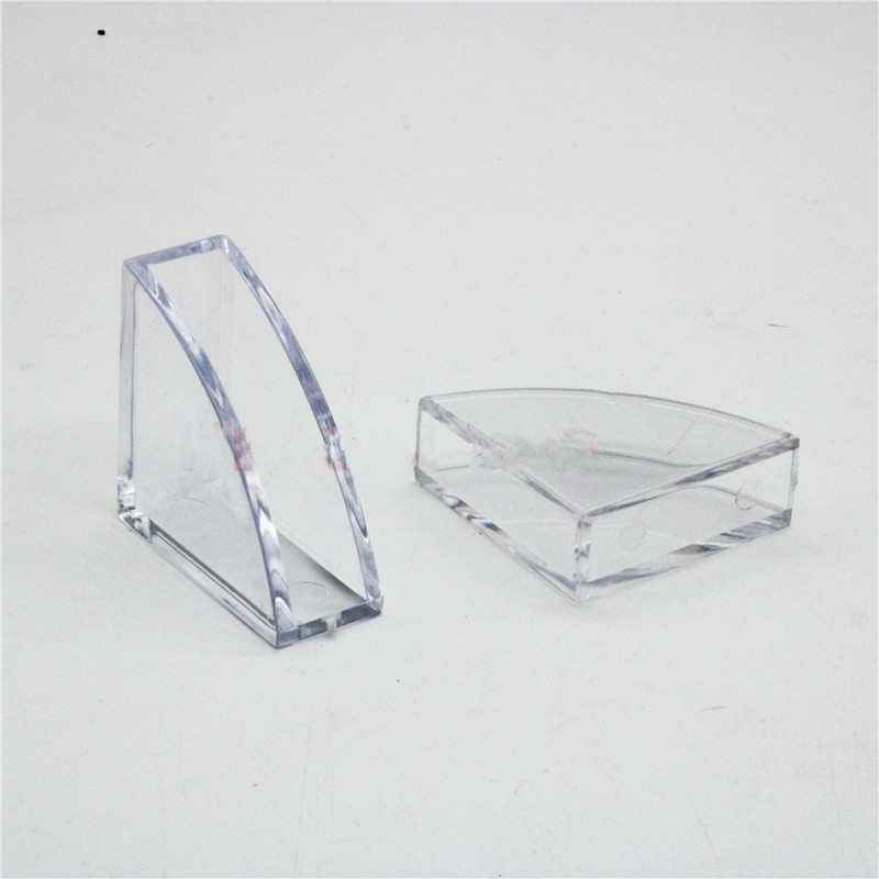 4pcs Triangle Square Clip Protector Table Corner Edge Transparent Guard Corner Cover Connecting Bracket Glass Coffee Table Angle