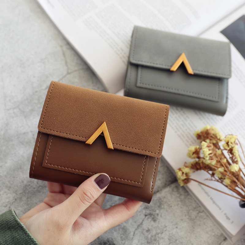 Women's Wallet Short Women Coin Purse Wallets Card Holder Ladies Small Wallet Female Hasp Mini Clutch Girl Money Bag Money Bag