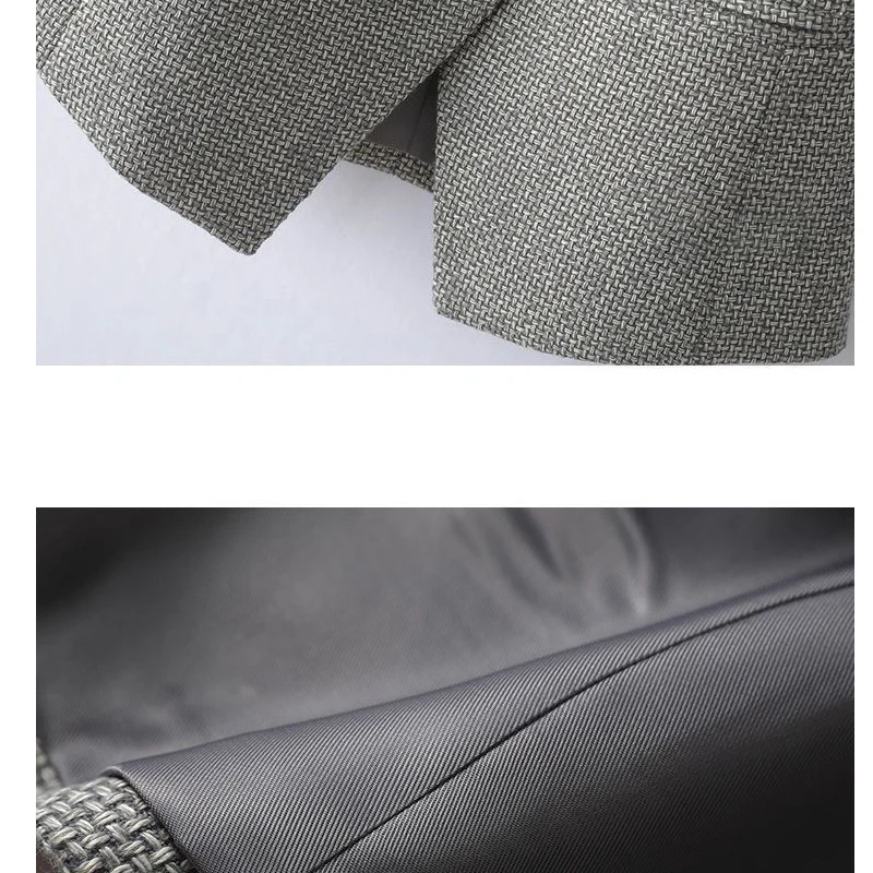 Vneck plaid singlebreasted sleeveless undershirt top jacket female short spring and fall temperament vest 240523