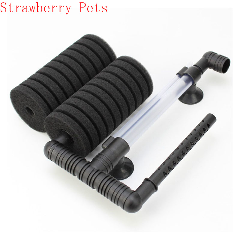 2PCS Aquarium Filter Sponge for Aquarium Fish Tank Air Pump Skimmer Biochemical Sponge Filter Aquarium Bio Filter Filtro Aquario