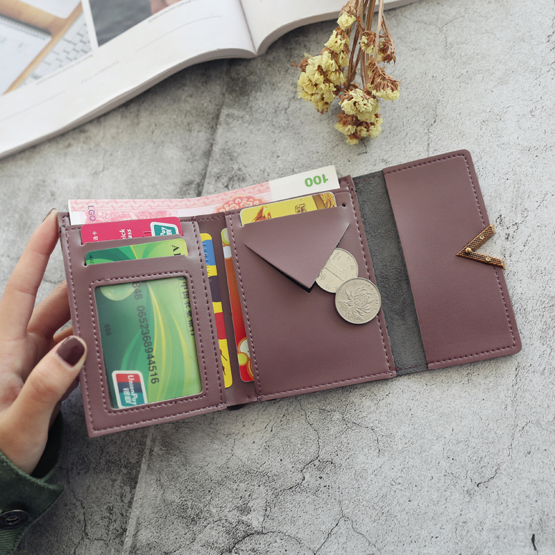 Women's Wallet Short Women Coin Purse Wallets Card Holder Ladies Small Wallet Female Hasp Mini Clutch Girl Money Bag Money Bag