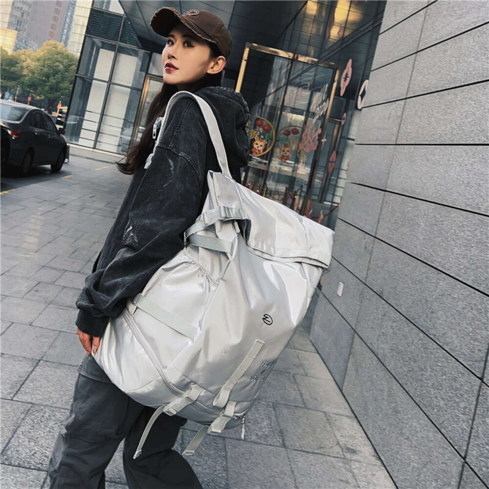 Ddmytiger Ddmytiger New Korean Version Roll Mouth Trendy Casual Men Outdoor Travel Fitness Luggage College Students Backpack For Women H