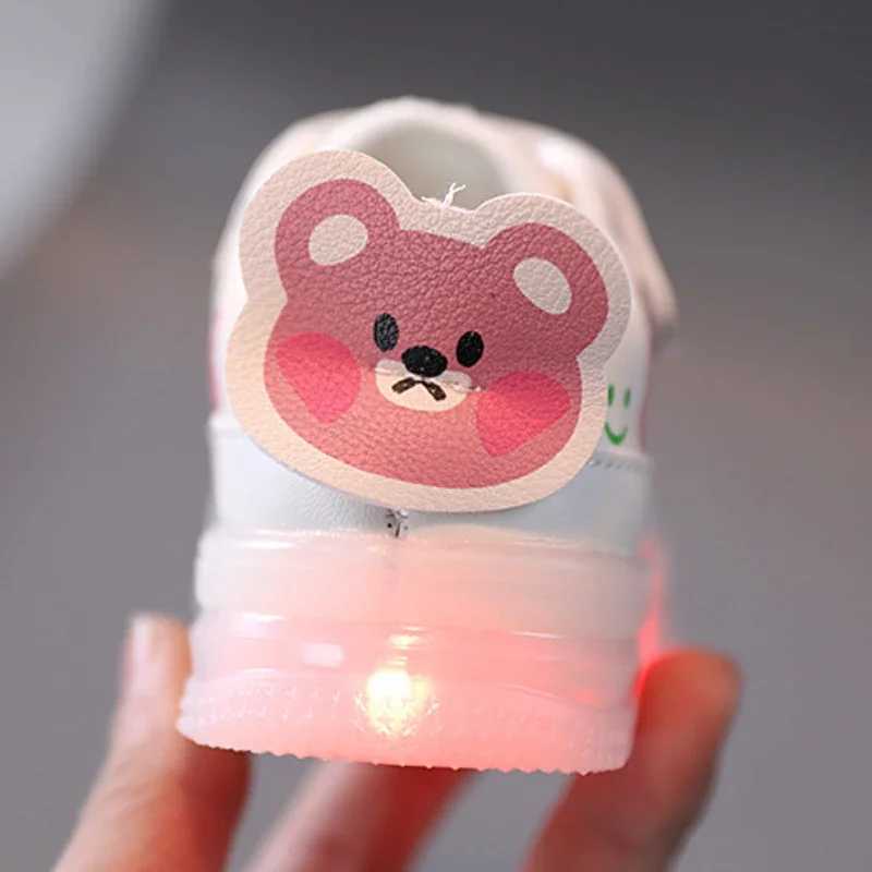 Athletic Outdoor Athletic Outdoor Zapatillas LED Childrens Shoes for Girls and Boys Light up Casual Sports Shoes Non slip Soft Light up WX5.227456