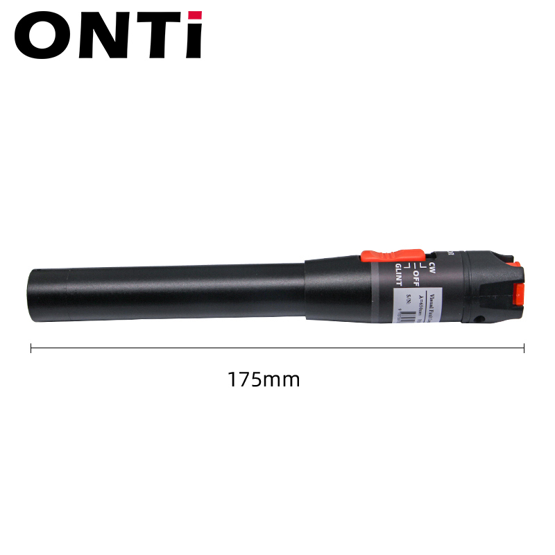 ONTi 30MW/20MW/10MW/5KM Visual Fault Locator,Fiber Optic Cable Tester 5-30KM Range,Red Laser Light Pen,Type SC/FC/ST