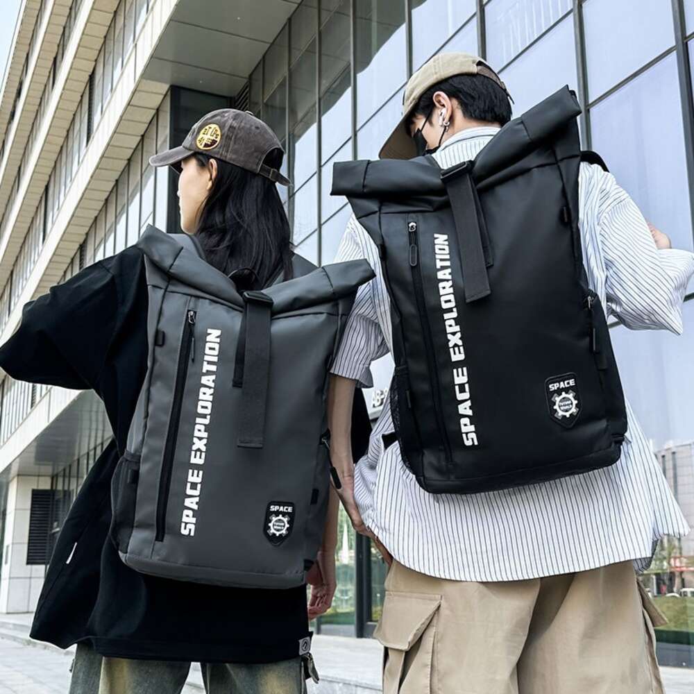 Ddmytiger Ddmytiger New Trendy And Cool Men S For Tourism Vacation Sports Roll Up Waterproof Leisure Backpack Student H