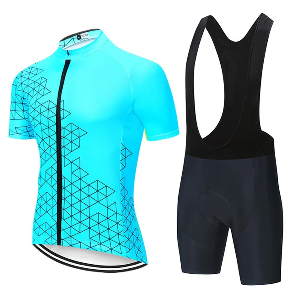 Bicycle jersey set mens bicycle set 2024 summer outdoor sports bicycle clothing breathable bicycle clothing bicycle 240515bj