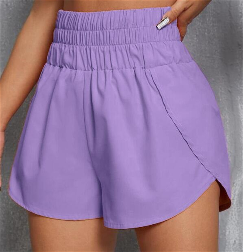 2025 Yoga pants Speed Up High-Rise Lined Short Waist Sports Shorts Womens Set Quick Drying Loose Running Clothes Back Zipper Pocket Fitness short przx