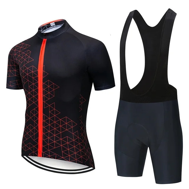 Bicycle jersey set mens bicycle set 2024 summer outdoor sports bicycle clothing breathable bicycle clothing bicycle 240515bj