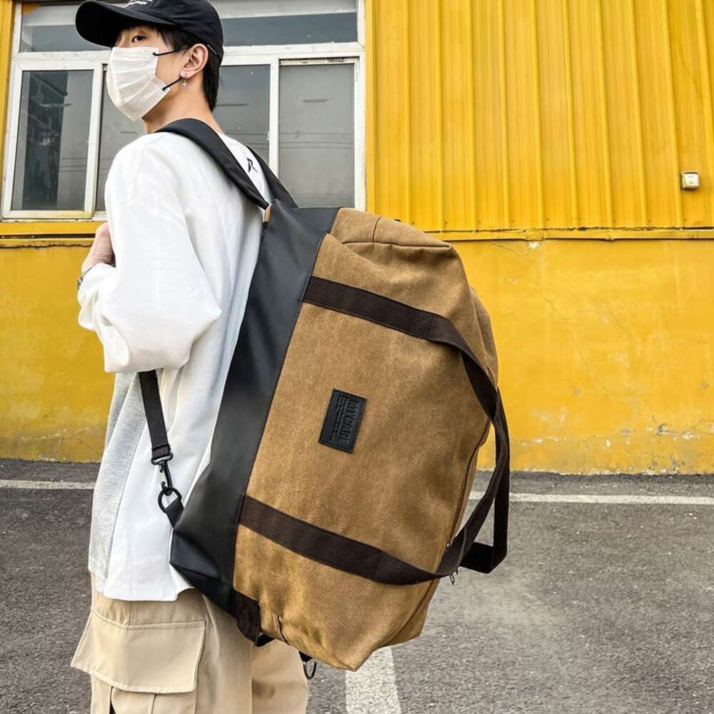 Ddmytiger Ddmytiger New Wear Resistant Canvas For Men S Fiess Large Capacity Fashionable Travel Bag Crossbody Sports Carrying H