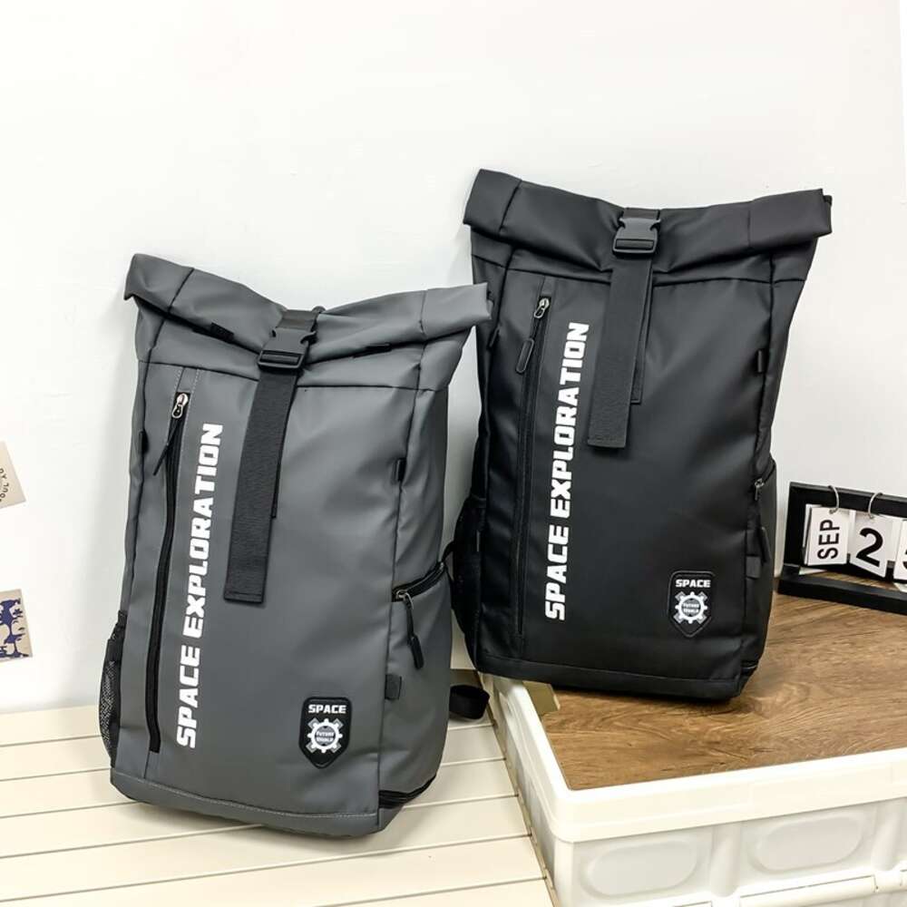 Ddmytiger Ddmytiger New Trendy And Cool Men S For Tourism Vacation Sports Roll Up Waterproof Leisure Backpack Student H