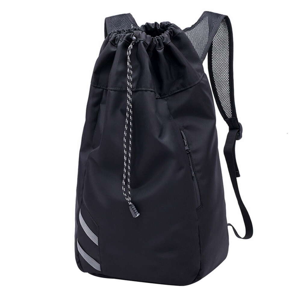 Ddmytiger Ddmytiger New Fashion Black Men S Sports Backpack With Water Splashing Prevention Large Capacity Casual And Simple Drawstring Basketball Bag