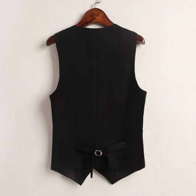 #0710 Summer VNeck Vest Women Thin Loose Waistcoat Single Breasted Sleeveless Blazer Female Slim Short Femme Buttons 240523