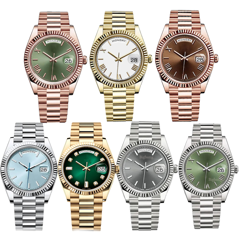 Designer Mens Watches Man Watch Day date Automatic Wristwatch 41mm 3235 Auto Movement Sapphire Glass Stainless Steel Presidential Strap Orologio Di Lusso 36 hd