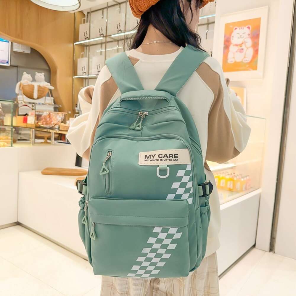 Ddmytiger Ddmytiger New Korean Fashion Cute Women S Outdoor Leisure Travel Lage Backpack Nylon Book Bag Middle School Students H