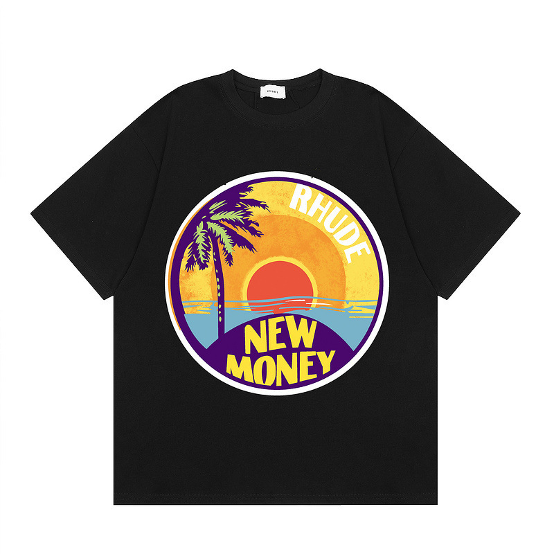 Los Angeles niche fashion star matching loose and fashionable base summer versatile short sleeved T-shirt
