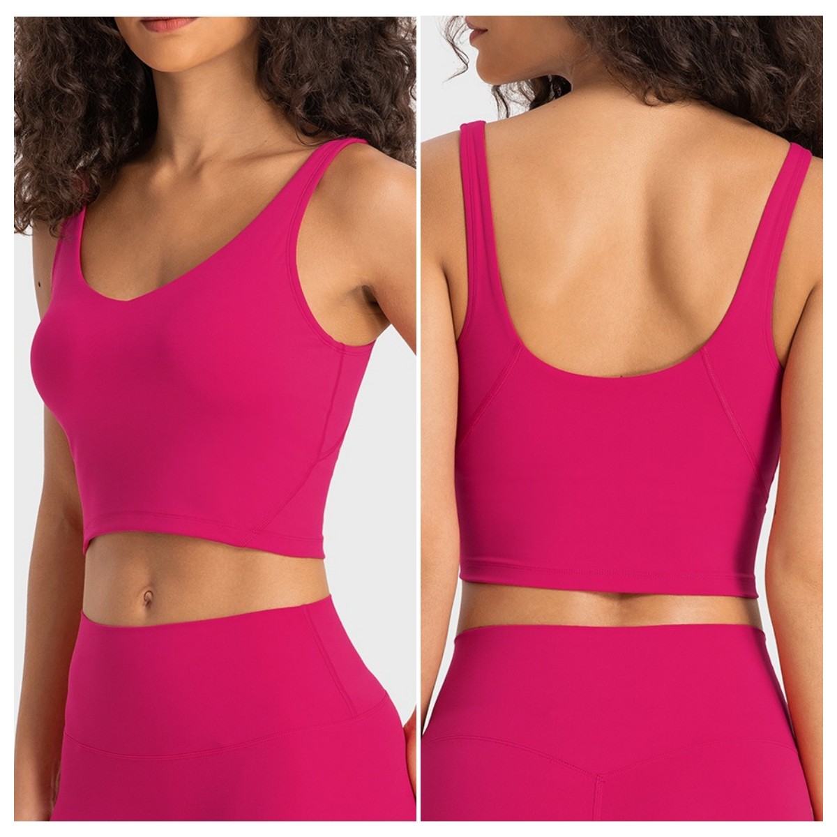 Femmes Yoga Bras Top Top Sports soutien-gorge Yoga Tiptifiée Femme T-shirt Summer Souffle Solide Solide Sexy Tops Sexe