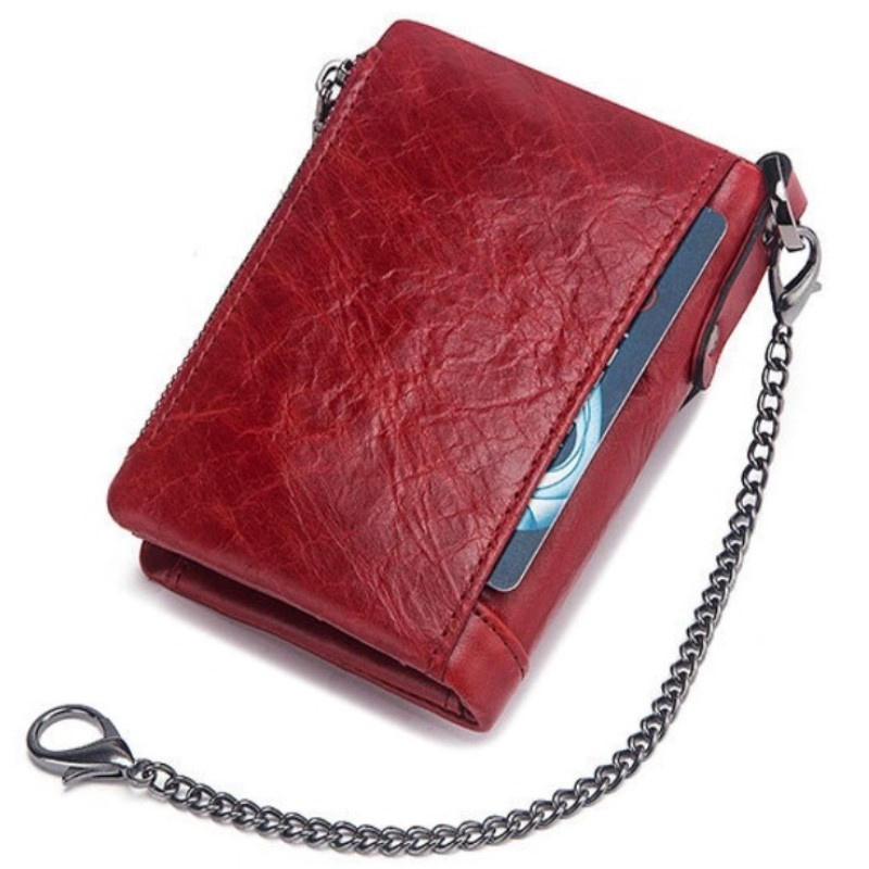 New Women Wallet Female Genuine Leather Coin Purse Small Walet Portomonee Zipper And Money Bag Lady Mini Card Holder