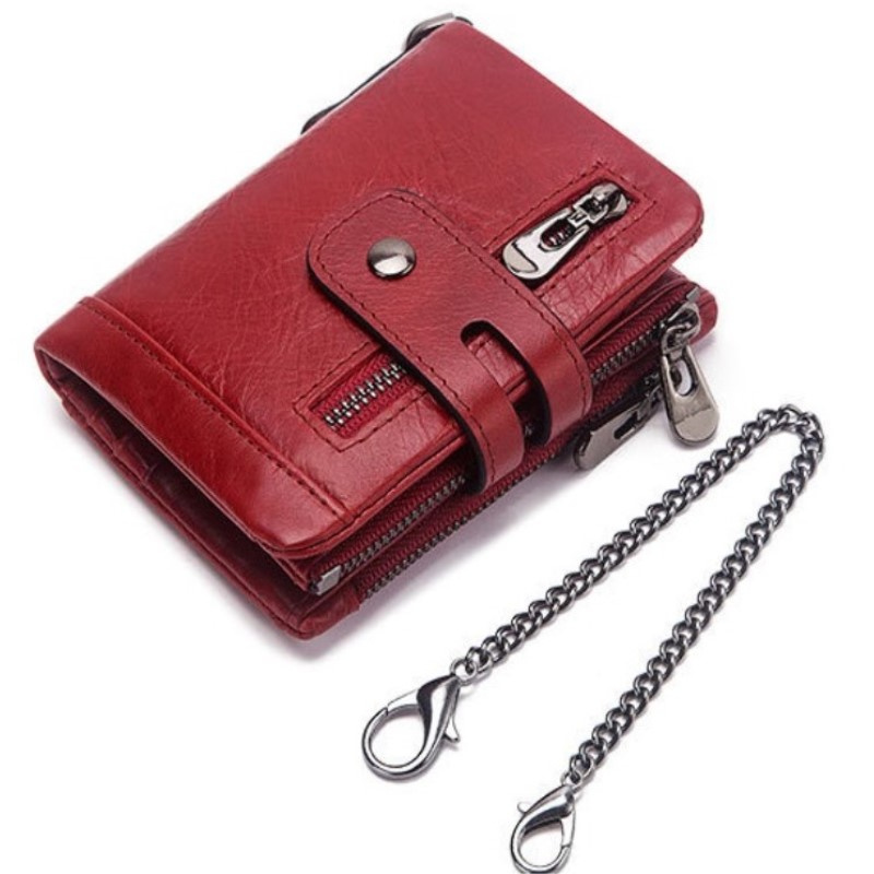 New Women Wallet Female Genuine Leather Coin Purse Small Walet Portomonee Zipper And Money Bag Lady Mini Card Holder