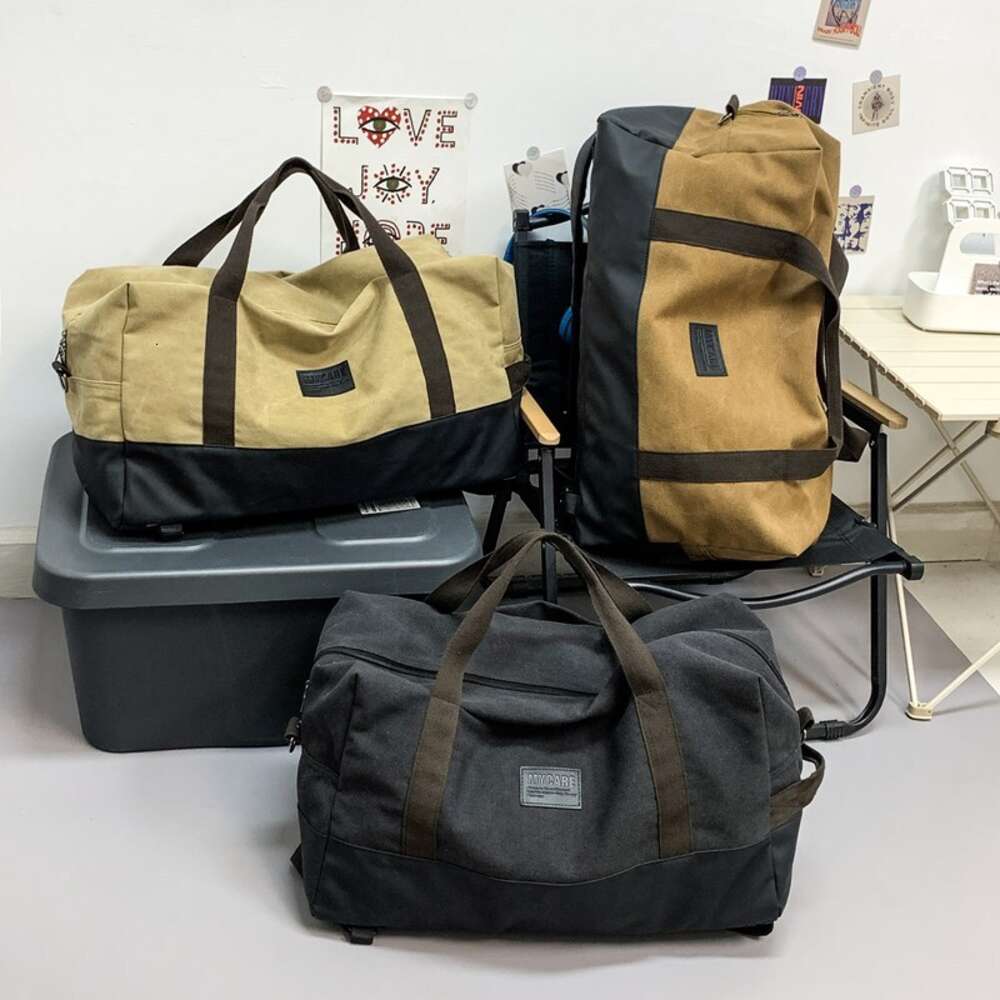 Ddmytiger Ddmytiger New Wear Resistant Canvas For Men S Fiess Large Capacity Fashionable Travel Bag Crossbody Sports Carrying H