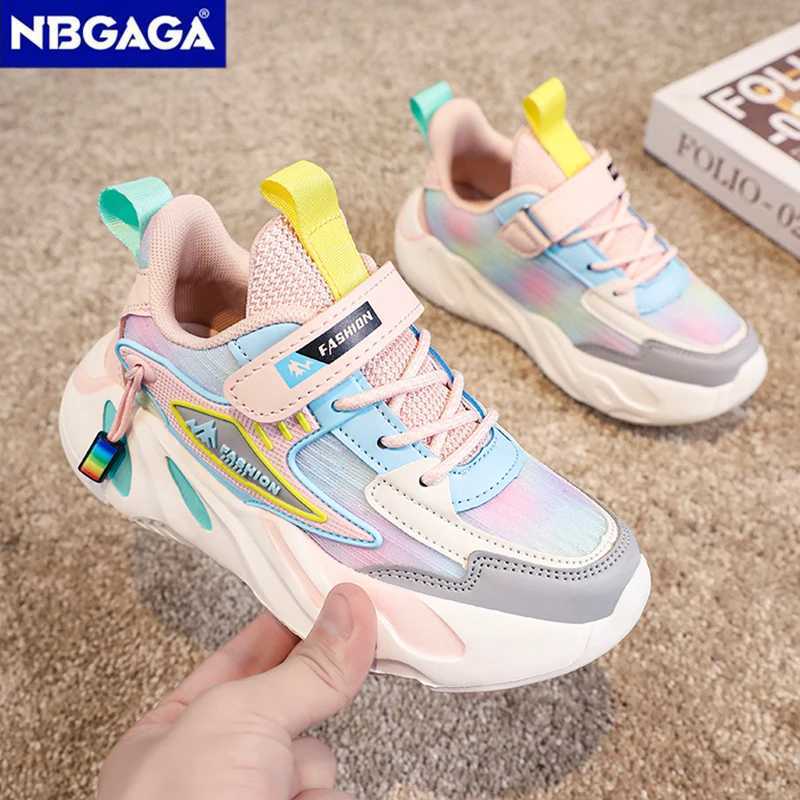 Athletic Outdoor Athletic Outdoor Fashionable childrens shoes girls sports shoes school sports summer mesh breathable childrens tennis casual shoes WX5.22