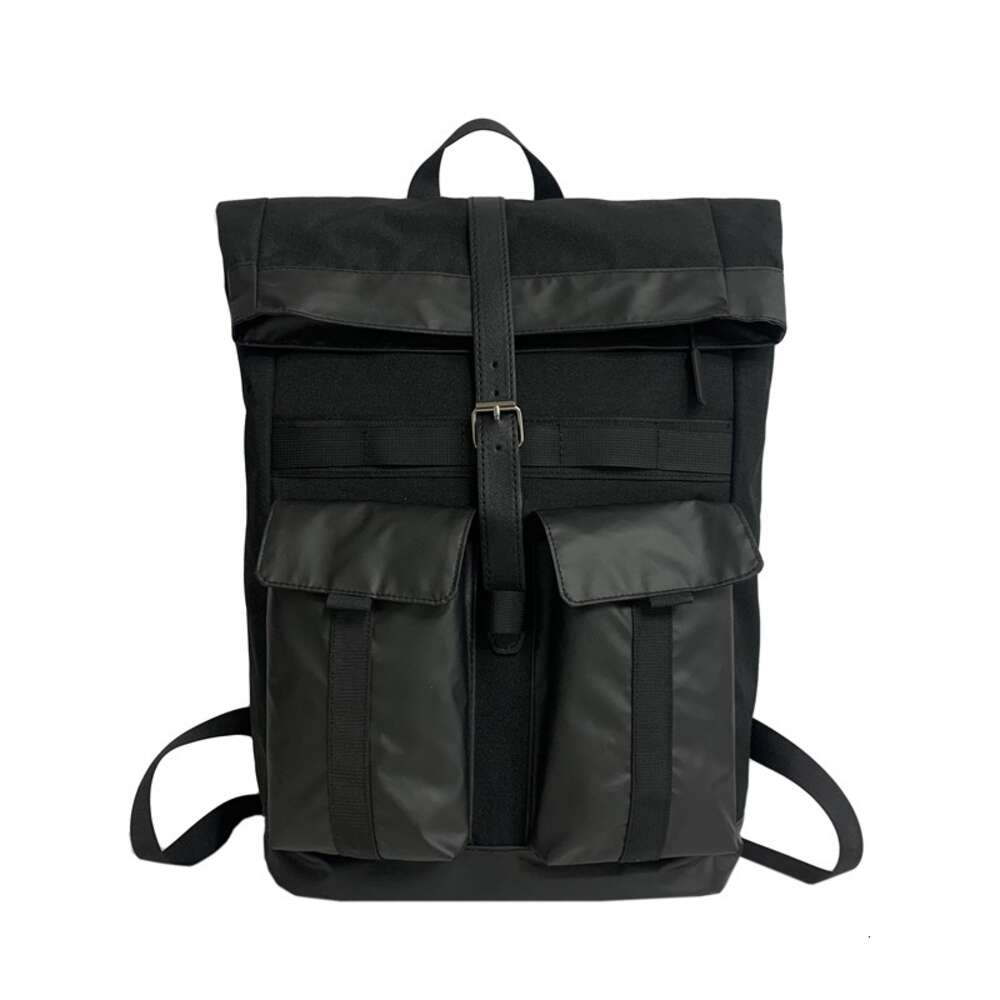 Ddmytiger Ddmytiger Dark Work Uniform Roll Mouth Outdoor Leisure Travel Trendy Brand New Design Sense Student Backpack H