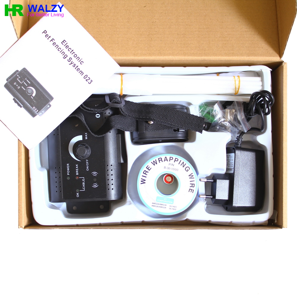 Dog Collar Pet Containment System Electric Shock Boundary Control Fence Training 5nf 143