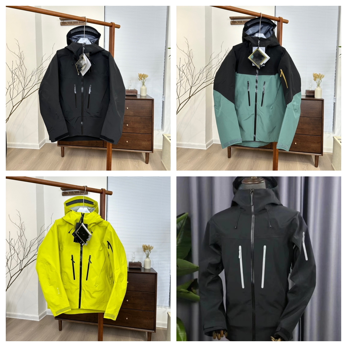 Men Jacket Designer Triple Waterproof Breathable Fabric Waterproof Outdoor Warm Men's Jacket Women's Casual GORE-TEXPRO SV/LT Lightweight Hiking