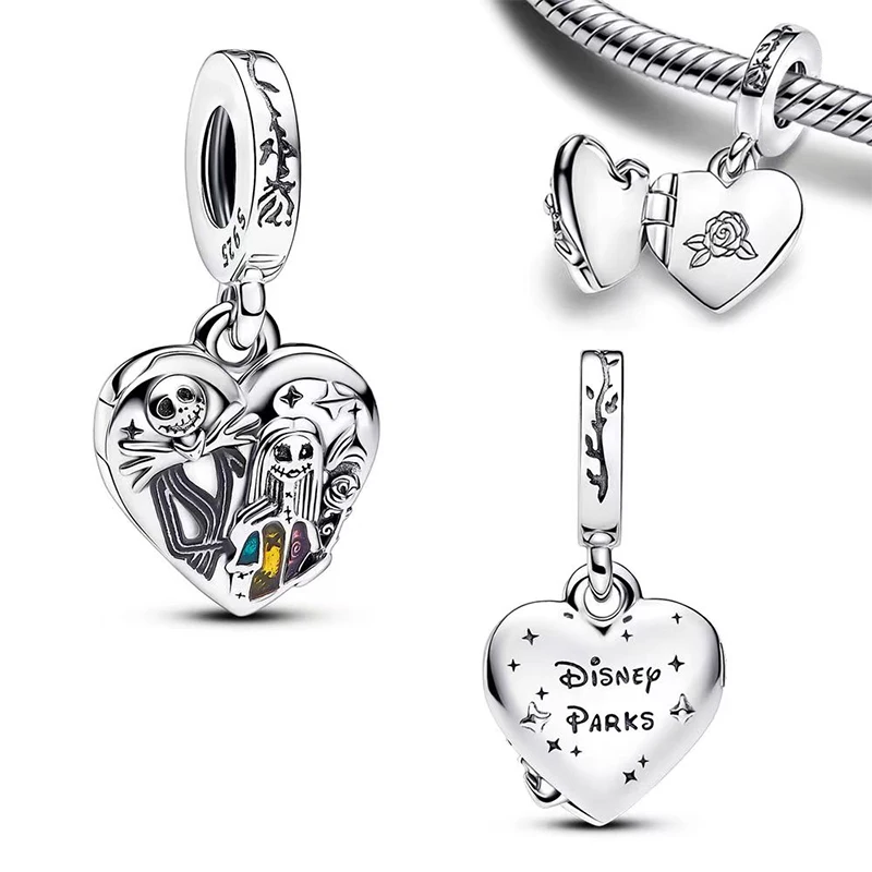 Charms 925 Sterling Silver Fit Charms S925 Snake Bracelet Necklace Womens New In Pendant DIY Fine Jewelry Gift