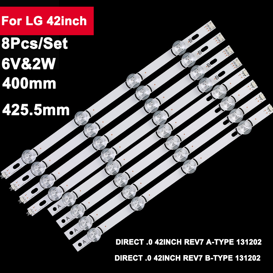 4pair Backlight 2025 TV Strip new LED For LIG 42inch 42LB5610 42LB5800 42LB585V 42LB DRT 3.0 42 A/B 6916L-1709A 1710A 6916L-1957A 1956A
