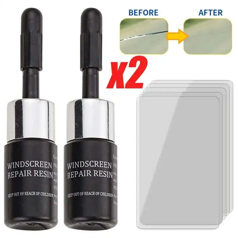 1/4pcs Car Glass Repair Kit Tool Scratch Repairing Tools Car Window Windscreen Repair fluid Chips Cracks Scratch Repair Restore