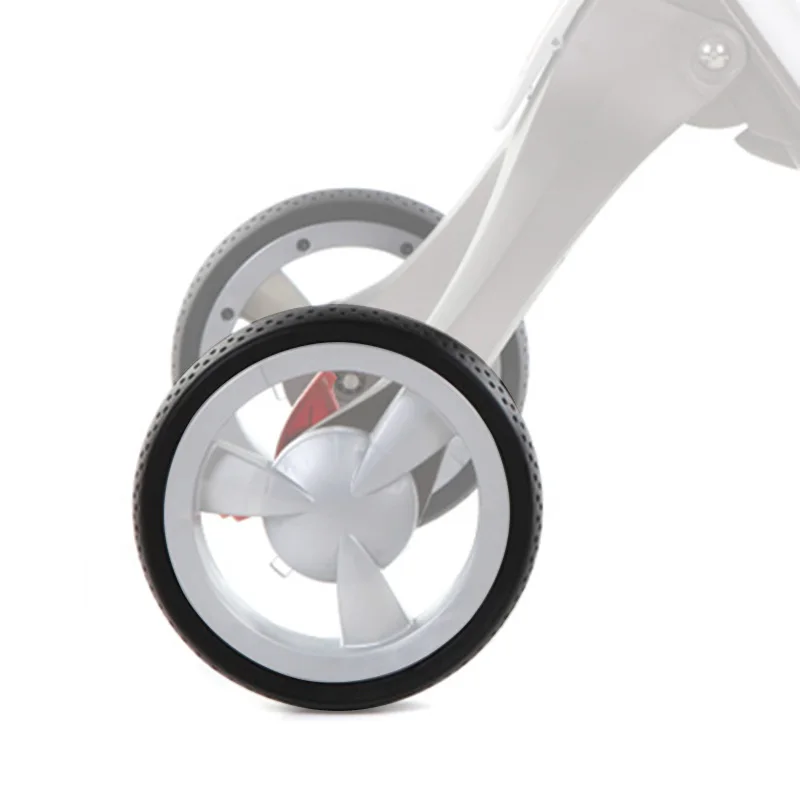 Buggy Wheel Tire For Stokke Xplory V3 V4 Dsland Doubebe Pushchair Rear Casing Rubber Tyre Baby Stroller Replace Accessories