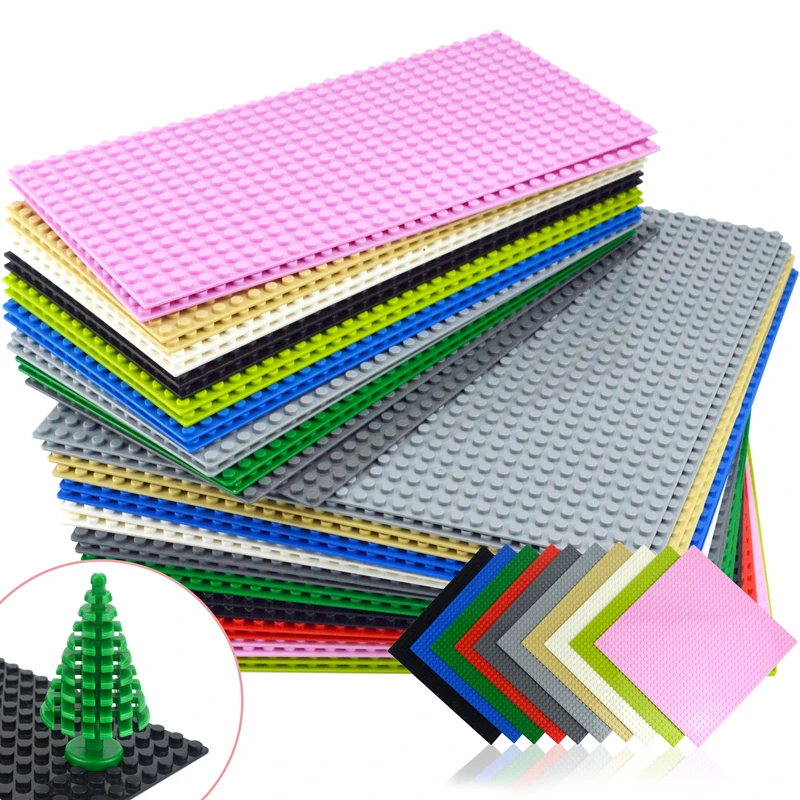 32x32 32x16 Dots Classic Base Plates Assembly Bricks Baseplate City Street Road Plate Toy new Gifts For Children 2025 Building Blocks