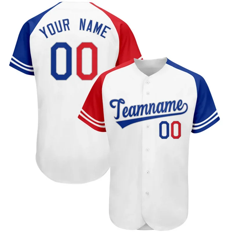 White Custom Baseball Jersey Shirt 3D Printed Embroidered for Men and Women Shirt Casual Shirts Hip new Hop 2025 Unisex Tops