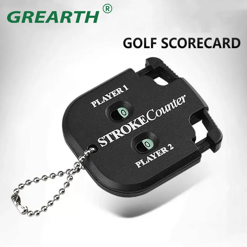 Mini Handy Golf Shot new Count Stroke Putt Score Counter Two Digits Scoring Keeper with Key Chain Golf Training 2025 Aid Golf Accessories