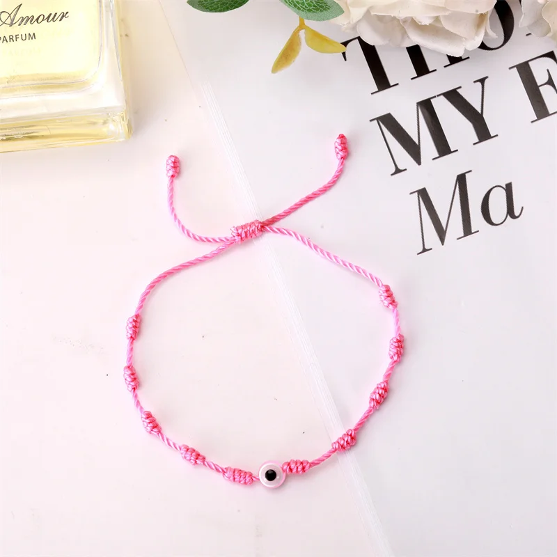 4Pcs Mexican Braclets Virgin Mary San Judas Bracelet For Women Girls Red String Evil Eye Green Beads Anklets Jewelry Gift