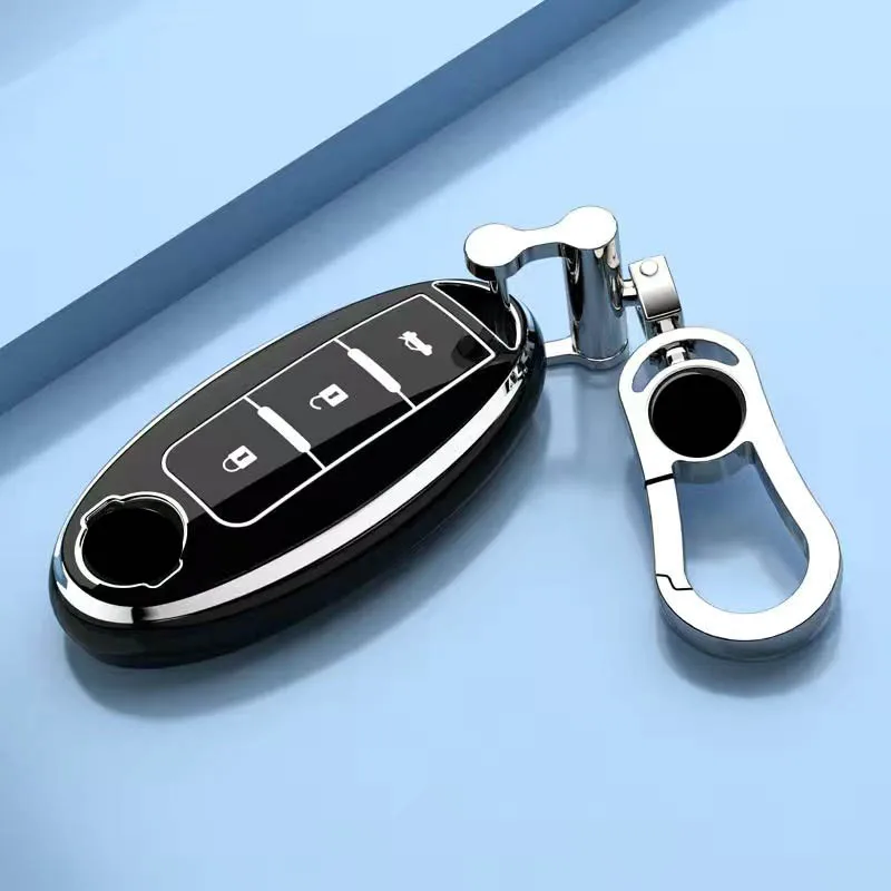 TPU Car Key Remote Cover Case Fob For Nissan Qashqai J10J11 X-Trail t31t32 kicks Tiida Pathfinder Murano Note Juke For Infiniti