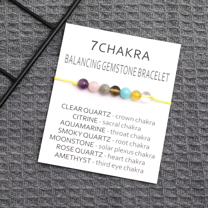 7 Chakra Bracelet new Healing Crystal Bracelet 2025 Natural Chakra Crystal Healing Jewelry Mandala Yoga Bracelet Balancing Gifts