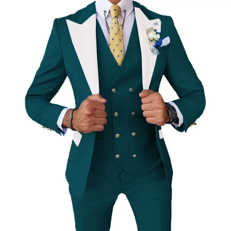 New Arrival 2023 Men's Formal Suit with Plus Size Options for Wedding Parties Trajes Elegante Para Hombres Trajes De Hombre