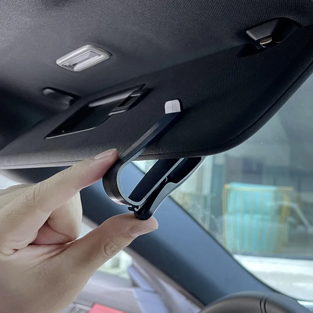 Car Sun Visor Glasses Clip Sunglass Eyeglass Storage Holder Truck Auto Interior Accessory For MG ZS HS GT HECTOR MG3 MG5 MG6 MG7