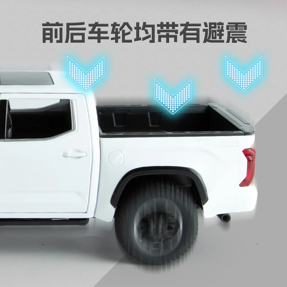1:24 Scale Toyota Tundra pickup truck Diecast Alloy Pull Back Car Collectable Toy Gifts for Children diecasts & toy vehicles