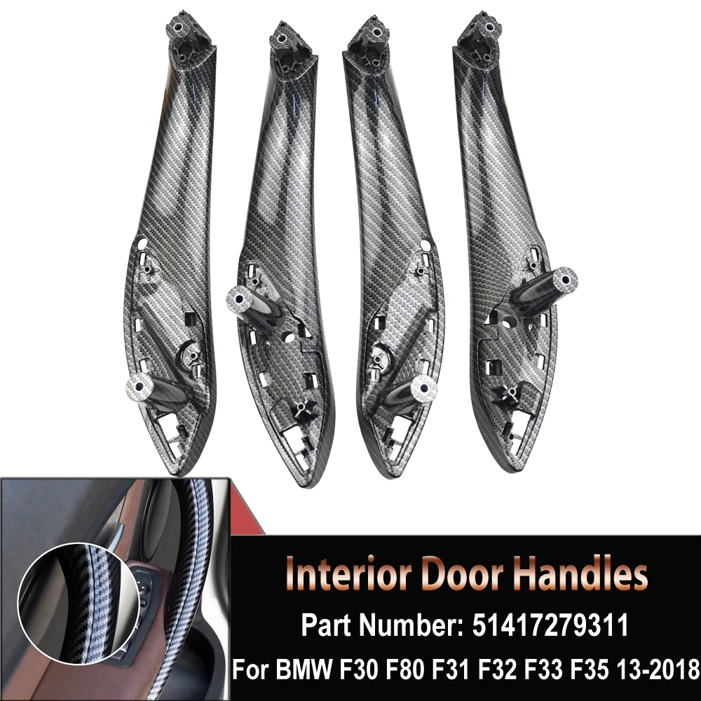 2025 For 3 Series F30 316d 318d F31 new 320i 325d 11-19 51427281470 Inner Doors Panel Handle Pull Trim Cover 51417279311 51417279315