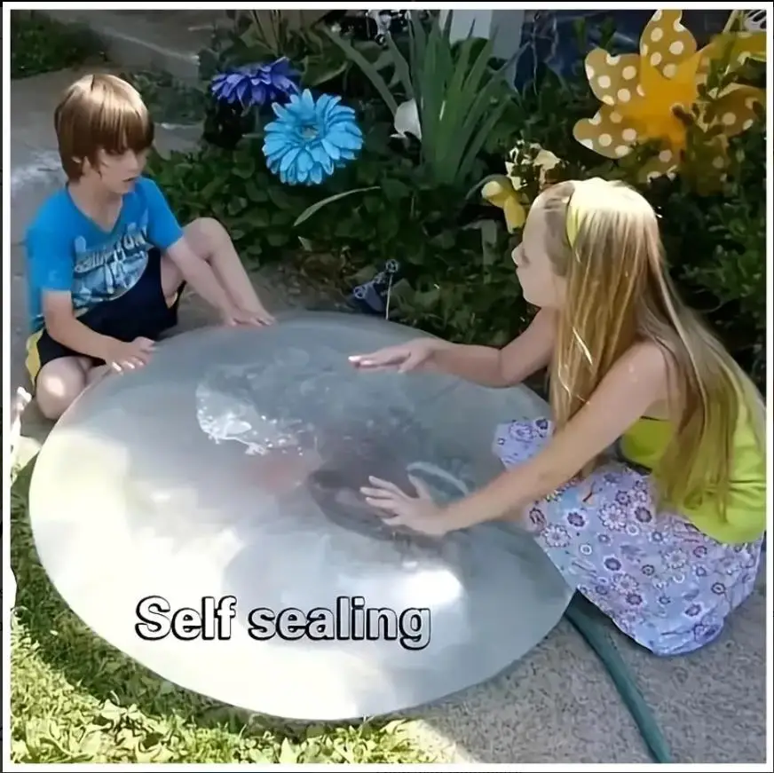 Bubble Ball, Giant Elastic Water-filled Ball TPR Interactive Swimming Pools Toy Water Filled Ball Water Balloons for Beach