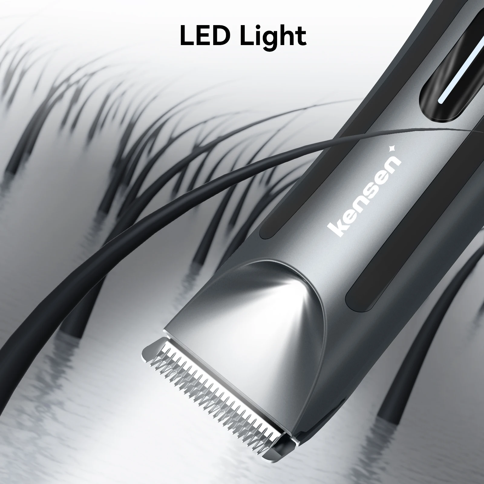 Kensen S10 Men's Electric Groin Body Hair Trimmer Pubic Hair Trimmer Body Grooming Clipper for Men Bikini USB Rechargeable Razor