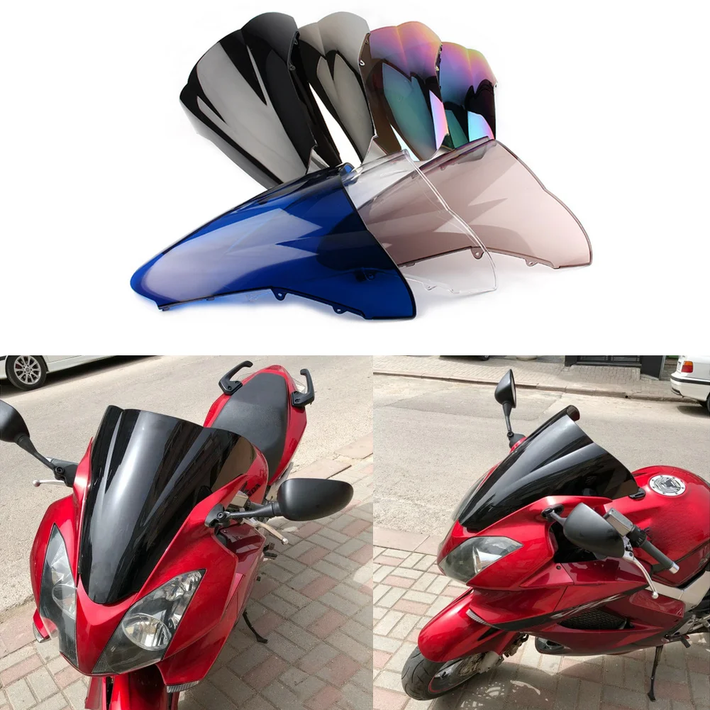 Motorcycle Windscreen Covers Screen Motorbikes Deflector Windshield For Honda VFR800 VFR 800 2002-2012 2006 2007 2008 2009 2010