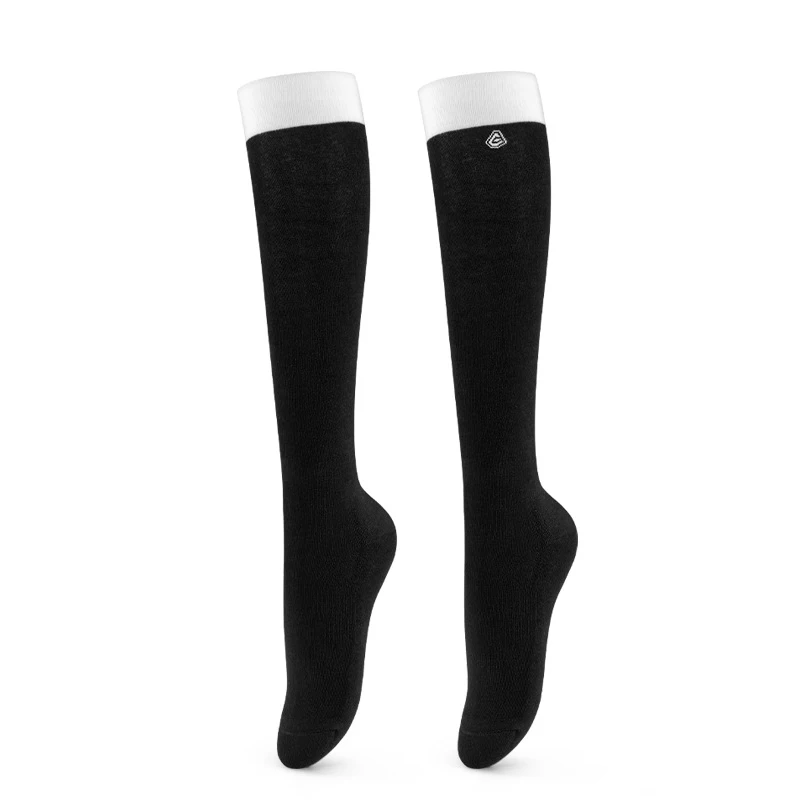 1Pair Golf socks Womens Athletic Socks Outdoor Sport Socks Thigh High Tights Stockings new 2025 Casual Tube Socks Black And White