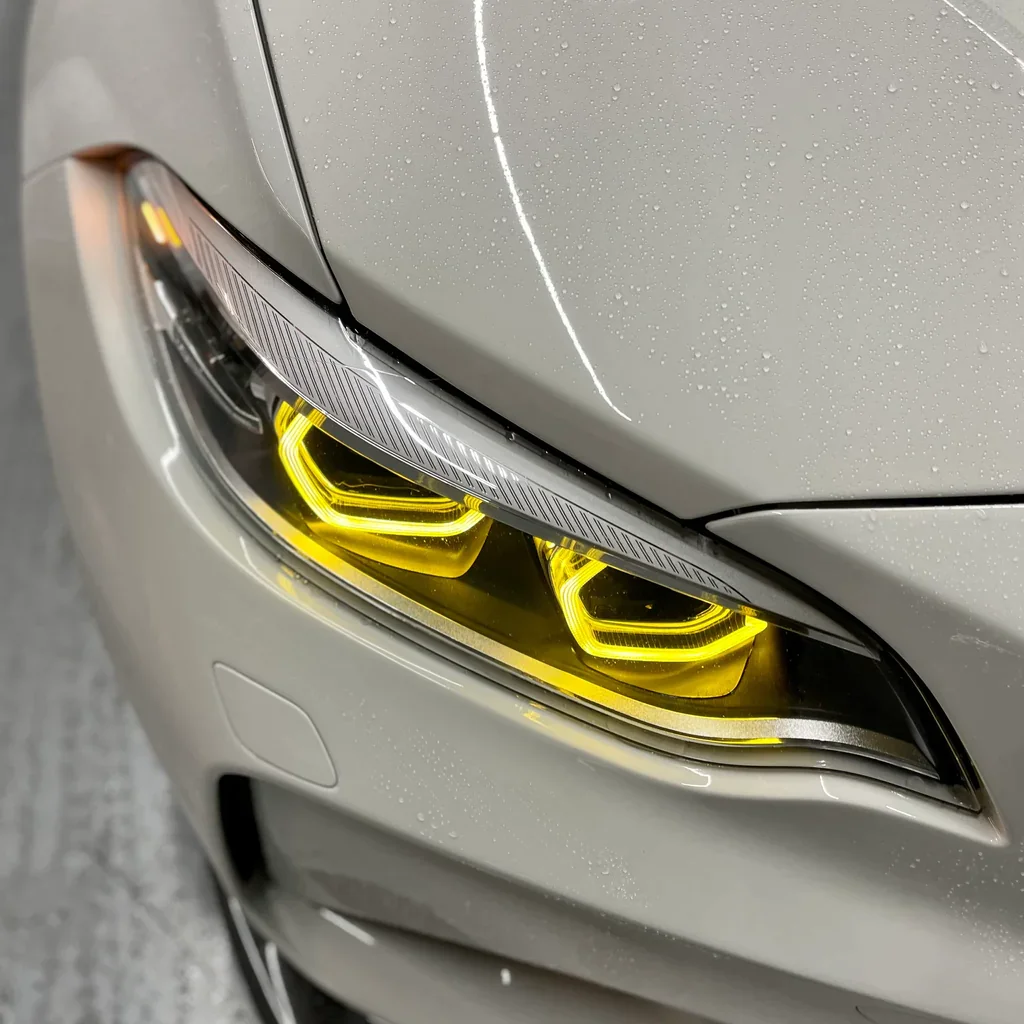 Refit Day Light Yellow DRL LED Boards For BMW 2 Series F23 F22 M240i 230i M2 Angel Eyes Daytime Running Headlight Auto Parts