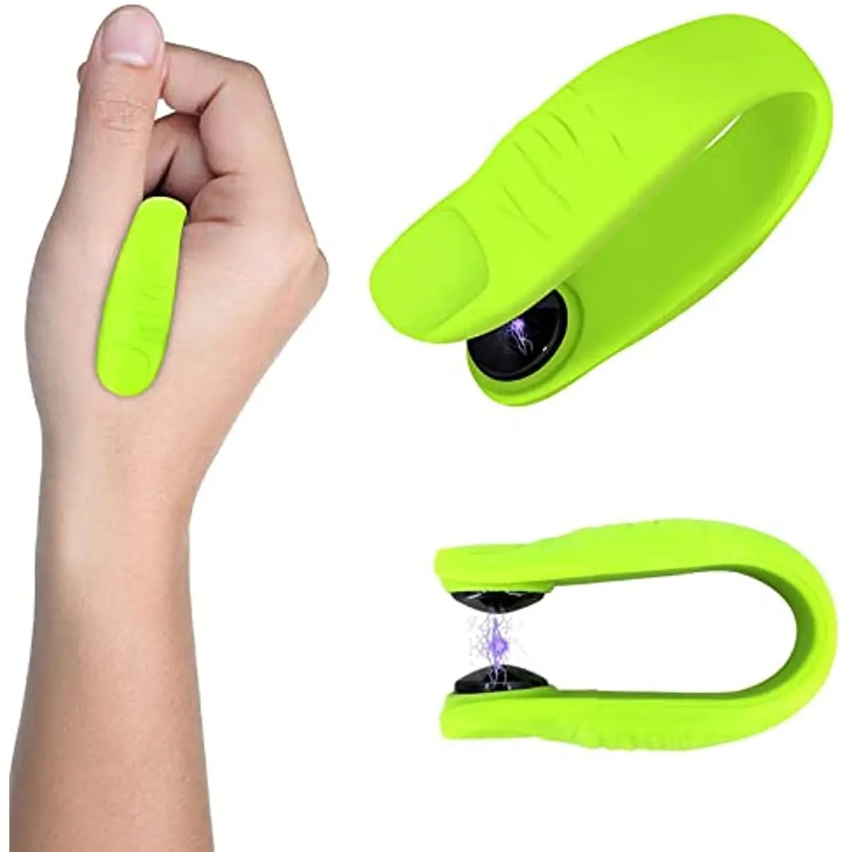 Hukou Acupressure Massage Clip Mini Magnetic Massager Headache Migraine Relief Drug Free Acupressure Hand Pressure Point Clip